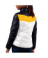 ფოტო #2 პროდუქტის Women's White, Black Pittsburgh Steelers New Star Quilted Full-Zip Jacket