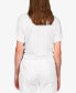 ფოტო #2 პროდუქტის All Day Tie-Hem Cuffed T-Shirt