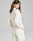 ფოტო #2 პროდუქტის Women's Relaxed-Fit Bomber Jacket