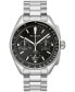 Фото #1 товара Наручные часы Bulova Men's Automatic Stainless Steel Bracelet Watch 40mm 96A190