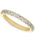 ფოტო #1 პროდუქტის Diamond French Pavé Wedding Band (1/2 ct. t.w.) in 14k White, Yellow or Rose Gold