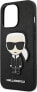 Karl Lagerfeld Karl Lagerfeld KLHCP13LOKPK iPhone 13 Pro / 13 6,1" czarny/black hardcase Saffiano Ikonik Karl`s Patch