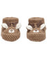 Baby Reindeer Crochet Booties NB-3M