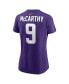 ფოტო #3 პროდუქტის Women's J.J. McCarthy Purple Minnesota Vikings 2024 NFL Draft First Round Pick Name Number T-Shirt