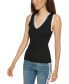 Women's Lace-Trim Sweater Tank Top