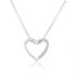 Фото #1 товара Romantic silver necklace with zircons AGS1109 / 47L (chain, pendant)
