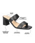 Фото #7 товара Women's Clovelle Slip-On Block Heel Sandals