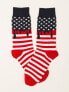 Фото #2 товара Мужские носки высокие разноцветные с полоску Factory Price WS-SR-5686
