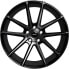 Колесный диск литой RFK Wheels GLS302 gloss black brushed face 9.5x19 ET18 - LK5/112 ML82