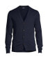 Men's Fine Gauge Cotton V-Neck Cardigan Sweater
