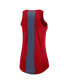 ფოტო #4 პროდუქტის Women's Red Washington Nationals Right Mix High Neck Tank Top