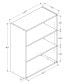 Фото #2 товара Bookcase - 36" H with 3 Shelves