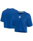 Women's Royal Los Angeles Rams Super Soft Short Sleeve Cropped T-shirt