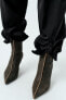 Фото #7 товара Нейлоновые брюки с молниями ZARA