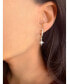 ფოტო #6 პროდუქტის Supernova Design Sterling Silver Diamond Hoop Women Earring