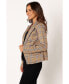 Michaela Plaid Blazer