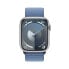 Фото #2 товара Часы Apple Watch Series 9 Aluminium Silber 45 mm Winterblau GPS