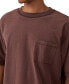 Фото #3 товара Men's Reversed Wide Neck T-shirt