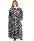 Фото #1 товара Plus Size Off-The-Shoulder Maxi Dress, Created for Macy's