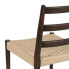 Dining Chair Brown Beige 44 x 50 x 80 cm