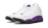 Фото #5 товара Кроссовки высокие Nike Air Jordan 13 Retro Lakers (Белый, Фиолетовый)
