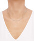 ფოტო #2 პროდუქტის Crisscross Link 18" Chain Necklace in 14k Gold