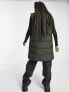 Фото #3 товара Noisy May longline padded gilet in green