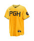 Фото #2 товара Men's Gold Pittsburgh Pirates 2023 City Connect Replica Jersey