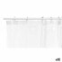 Shower Curtain Transparent Polyethylene EVA 180 x 180 cm (12 Units)