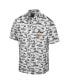 ფოტო #3 პროდუქტის Men's White Texas Longhorns Spontaneous is Romantic Camp Button-Up Shirt