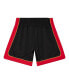 ფოტო #2 პროდუქტის Men's Black Miami Heat 2012-13 Hardwood Classics Road Replica Shorts