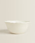 Фото #3 товара Earthenware salad bowl with raised-design edge