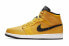 Фото #4 товара Кроссовки Nike Air Jordan 1 Mid University Gold Black (Желтый)