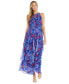 Фото #1 товара Women's Floral-Print Ruffled Maxi Dress