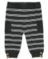 ფოტო #3 პროდუქტის Baby Boys Knit Side Button Sweater and Pants, 2 Piece Set