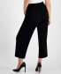 ფოტო #2 პროდუქტის Petite Mid-Rise Pull-On Wide-Leg Pants