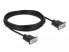 Delock Serial Cable RS-232 D-Sub 9 female to female null modem with narrow plug housing - Full Handshaking - 5 m - Black - 5 m - DB-9 - DB-9 - Female - Female