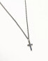 Фото #4 товара Icon Brand soccore cross pendant in gunmetal