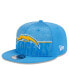 Фото #1 товара Men's Powder Blue Los Angeles Chargers 2023 NFL Training Camp 9FIFTY Snapback Hat