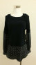 Vince Camuto Woemen's Scoop Neck Layered Long Sleeve Sweater XS