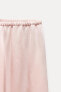 Satin pyjama-style trousers