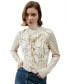 Фото #1 товара Women's Merino Wool Cardigan with Louisville Silk Front for Women