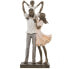 Decorative Figure Alexandra House Living Plastic Golden Family 10 x 15 x 30 cm