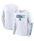 Фото #1 товара Men's White Seattle Kraken Breakaway Combo Long Sleeve T-shirt