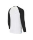 ფოტო #3 პროდუქტის Men's White, Black Carolina Panthers Tinsel Raglan Long Sleeve T-shirt and Pants Sleep Set