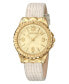 ფოტო #1 პროდუქტის By Franck Muller Women's Swiss Quartz Beige Leather Strap Watch, 34mm