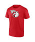Фото #3 товара Men's Red Cleveland Guardians Official Logo T-shirt