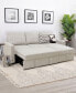 Фото #6 товара Newton 82" Polyester Storage Sectional Sofa Bed