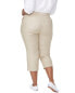 Фото #2 товара Nydj Plus Linen-Blend Utility Capri Pant Women's Brown 28W