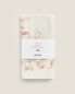 Pack of cotton toile de jouy napkins (pack of 2)